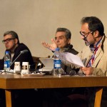 دکتر شعیری ، دکتر اسماعیل پور، دکتر انصاری همایش پرسش از هنر معاصر ایران - آکادمی شمسه