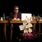 دکتر مهدی انصاری مدیر و طراح پنل های همایش (مدیریت آکادمی هنر شمسه) همایش پرسش از هنر معاصر ایران - آکادمی شمسه